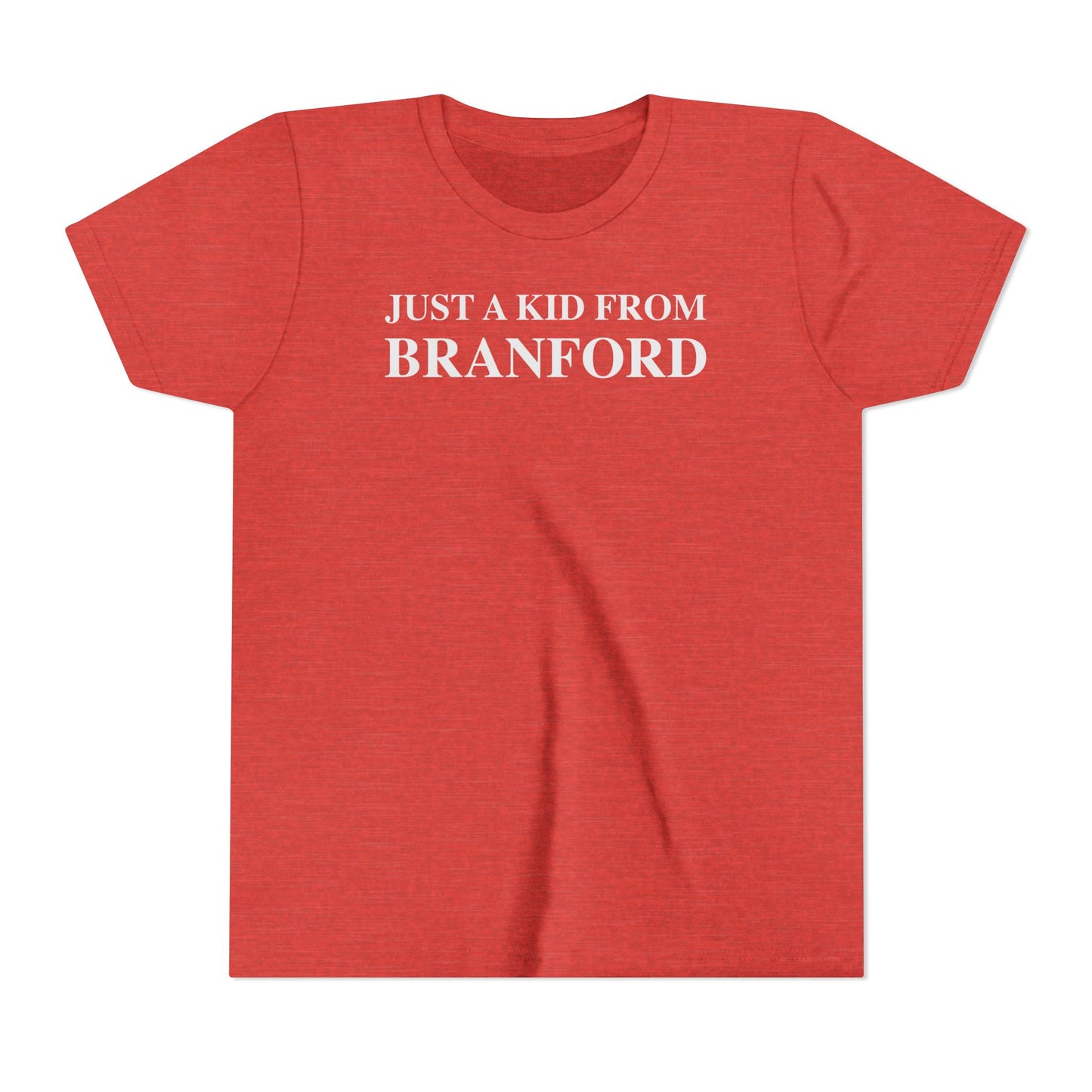 Just a kid from Branford Youth Short Sleeve T-Shirt