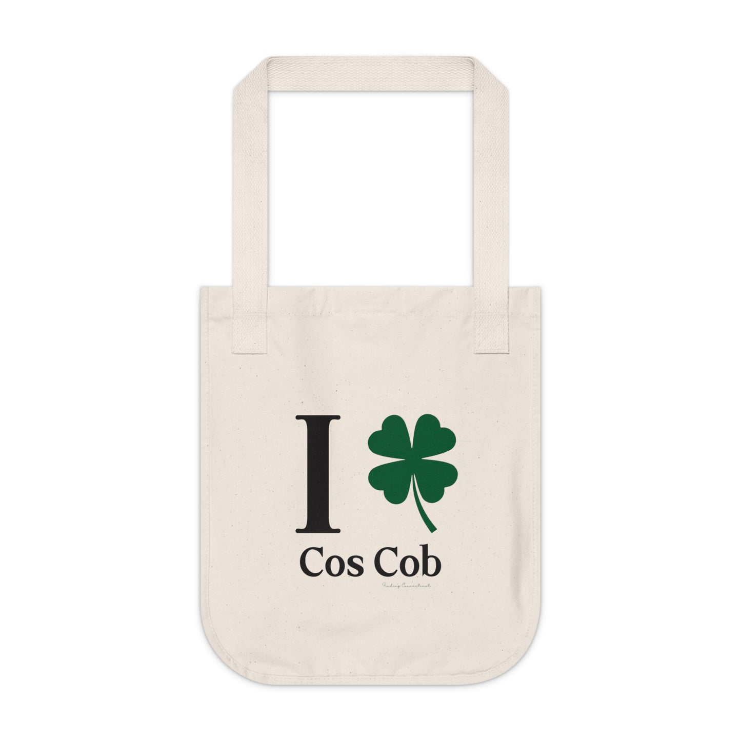 I Clover Cos Cob Organic Canvas Tote Bag