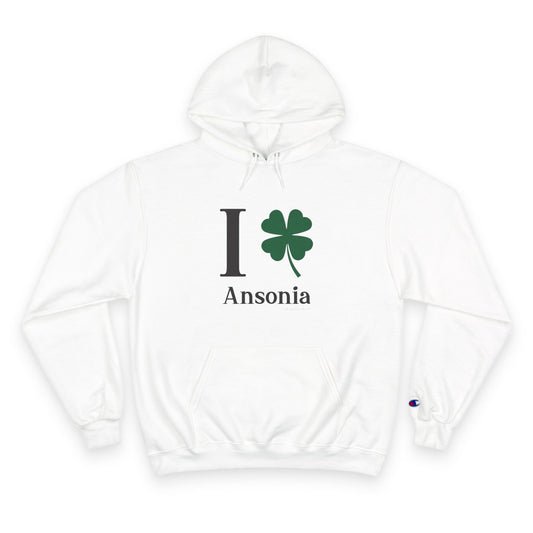 I Clover Ansonia Champion Hoodie