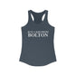 Just a kid from Bolton Women's Ideal Racerback Tank Top