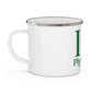 I Clover Plymouth Enamel Camping Mug