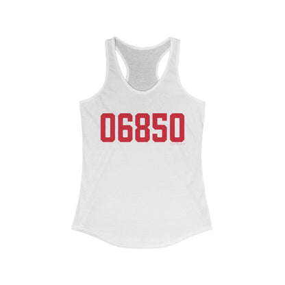 06850 Norwalk Connecticut Zip Code Women's Ideal Racerback Tank Top