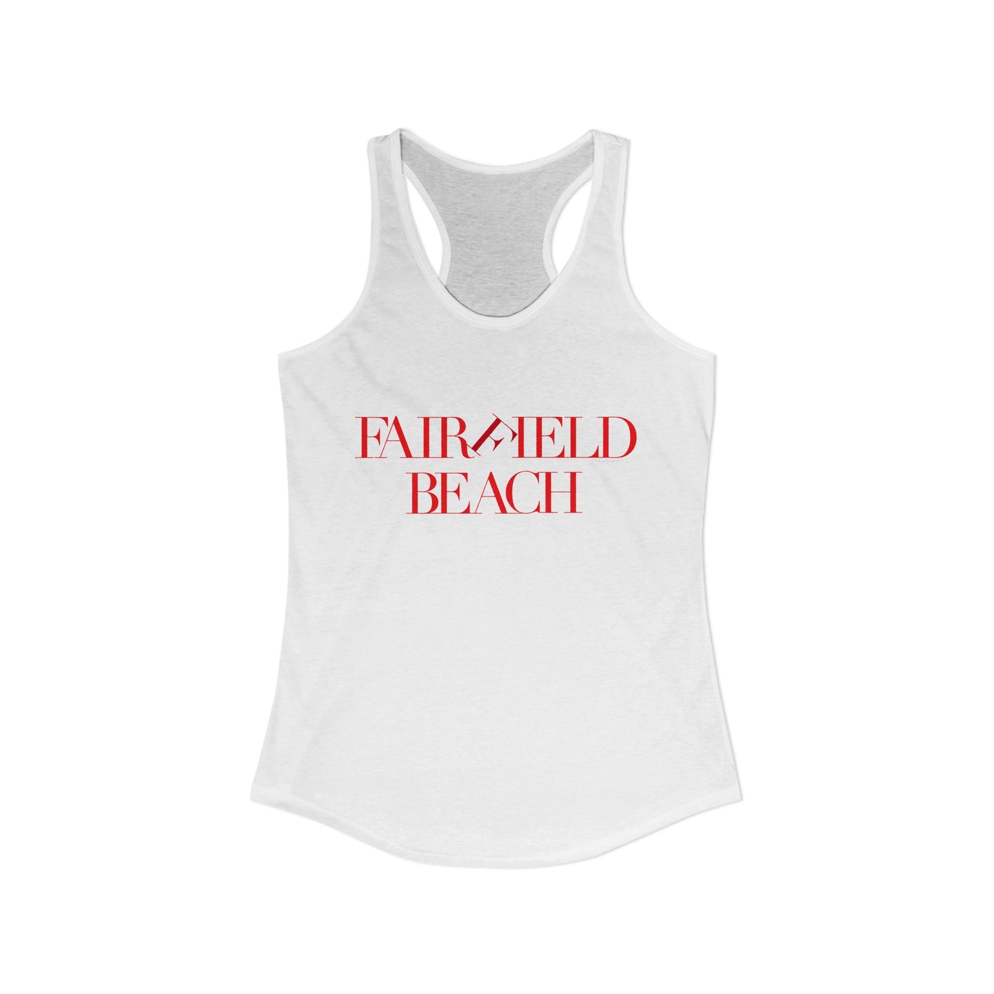 41 Tilt Fairfield Beach Women's Ideal Racerback Tank Top