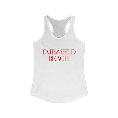 41 Tilt Fairfield Beach Women's Ideal Racerback Tank Top