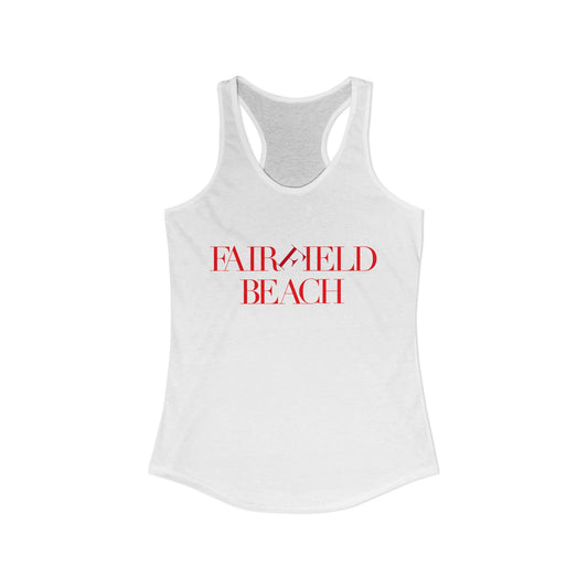 41 Tilt Fairfield Beach Women's Ideal Racerback Tank Top