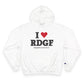 I Heart RDGF Champion Hoodie