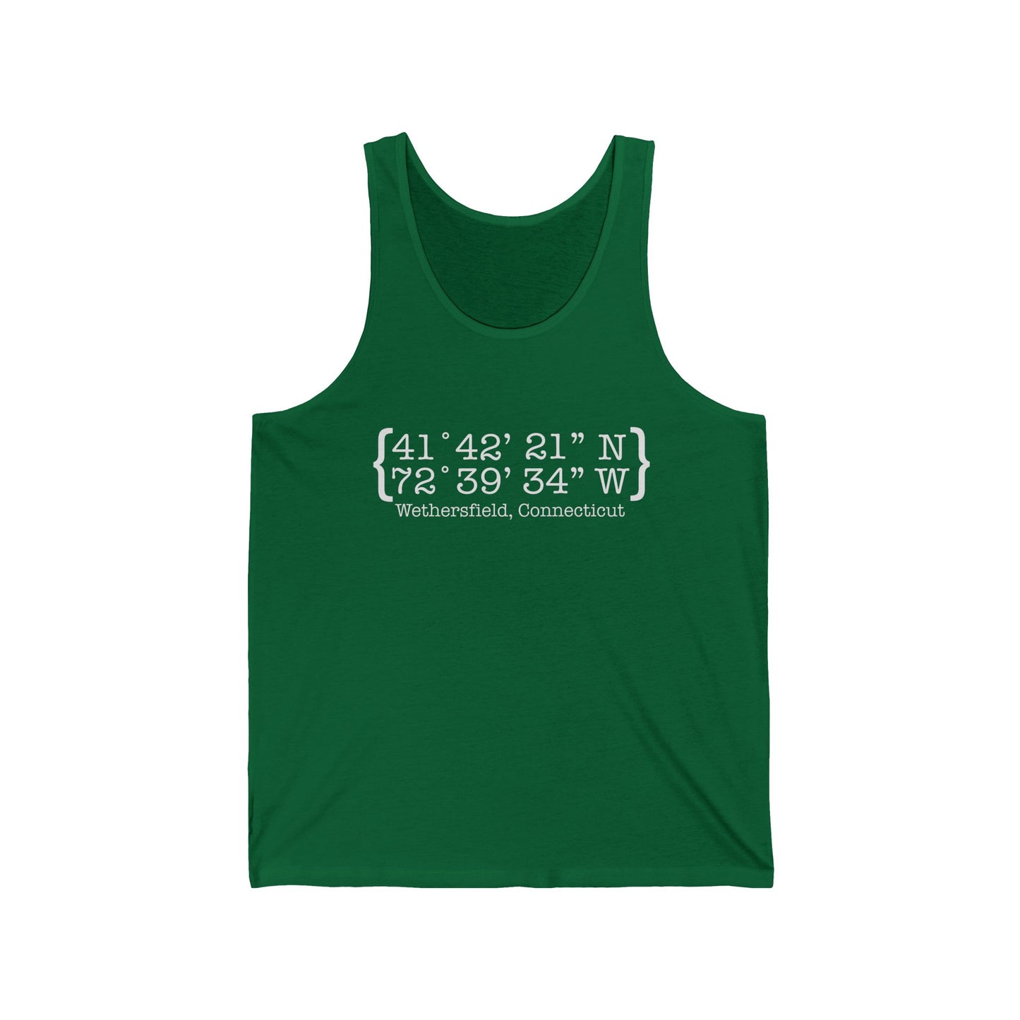 Wethersfield Coordinates Unisex Jersey Tank