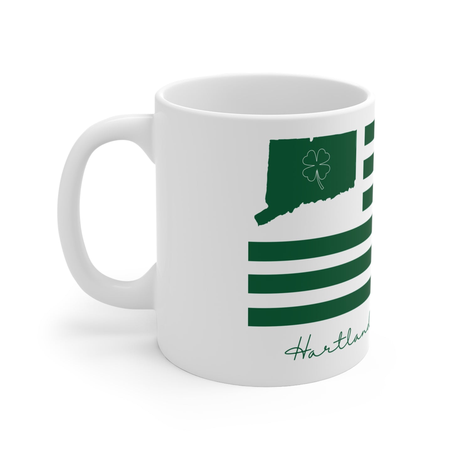 Hartland Connecticut St. Patrick’s Day Flag Mug 11oz