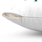 I Clover Deep River Spun Polyester Square Pillow