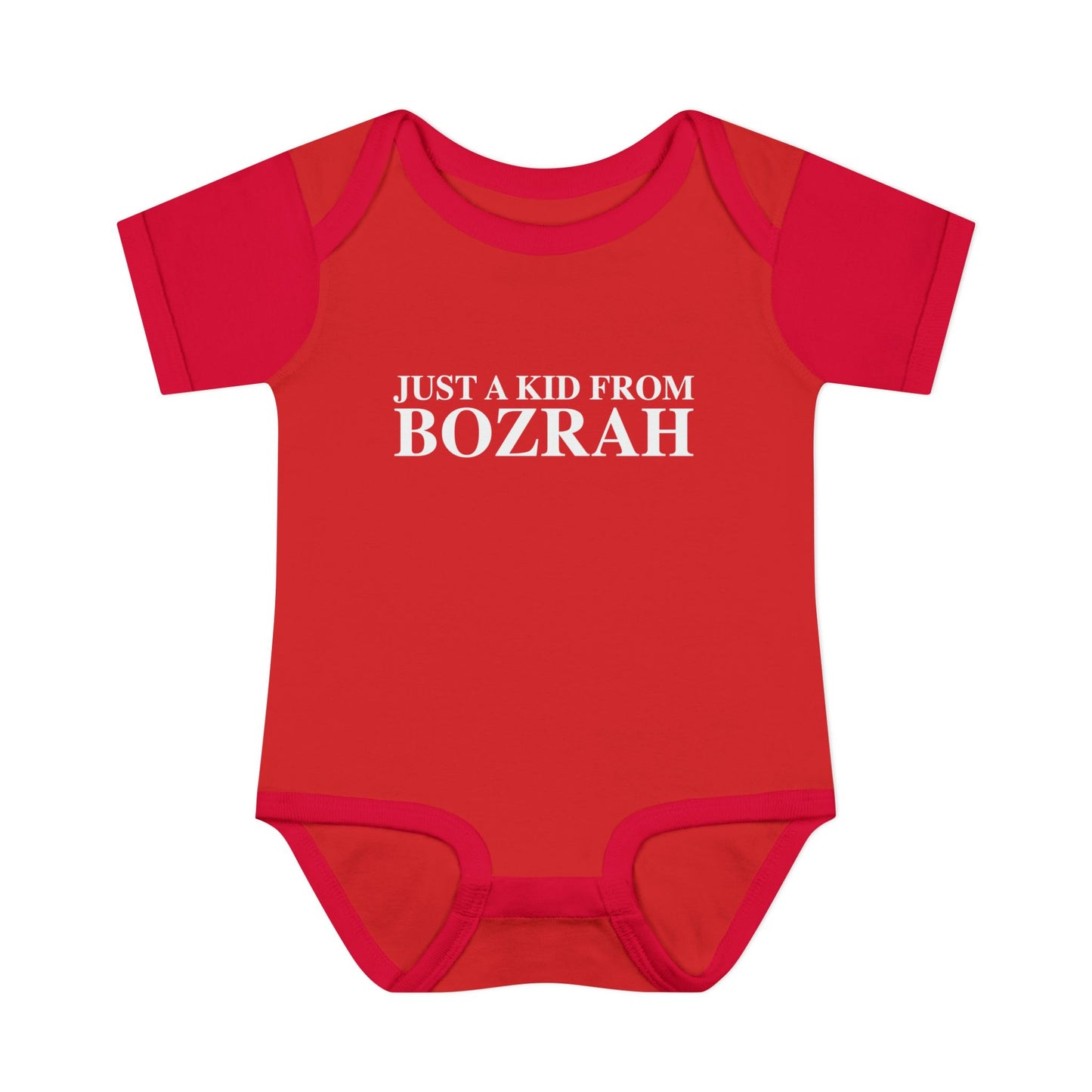 Just a kid from Bozrah Infant Baby Rib Bodysuit