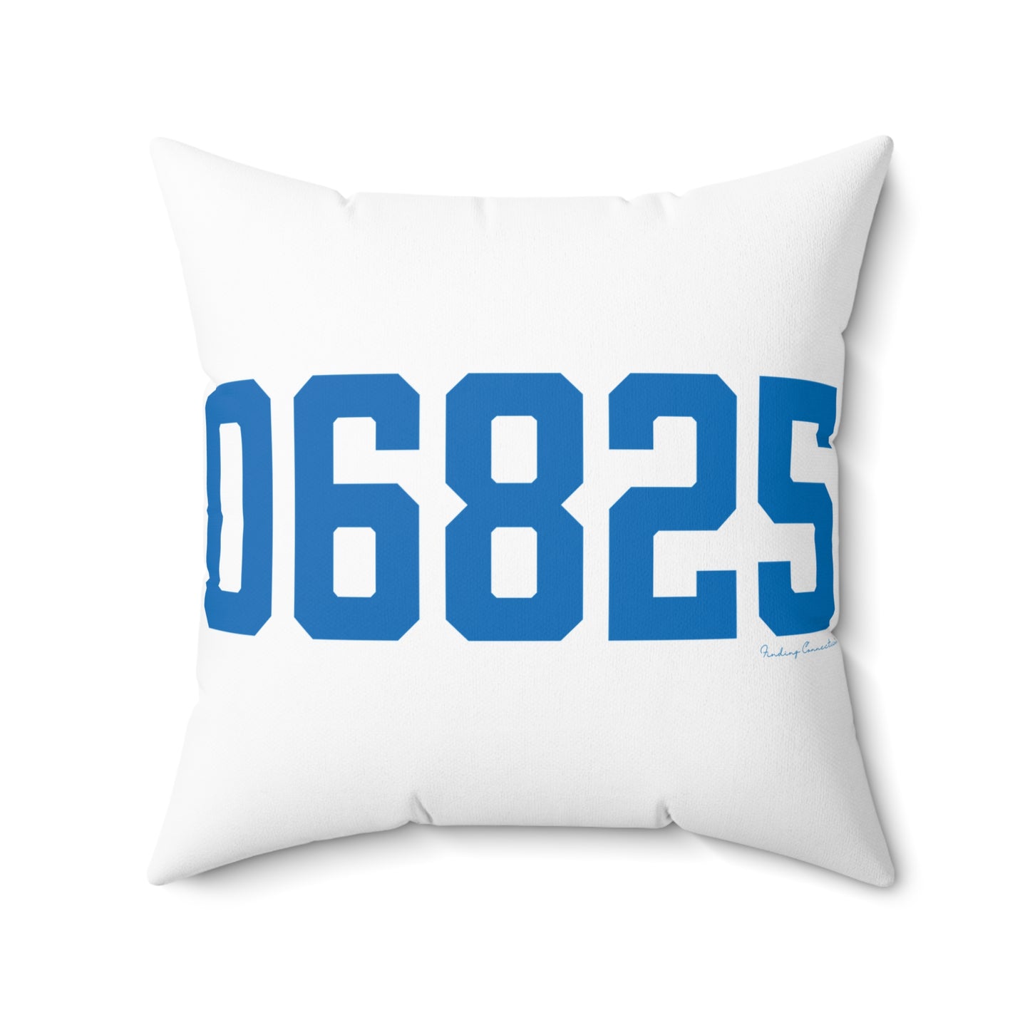 06825 Fairfield Connecticut Zip Code Spun Polyester Square Pillow