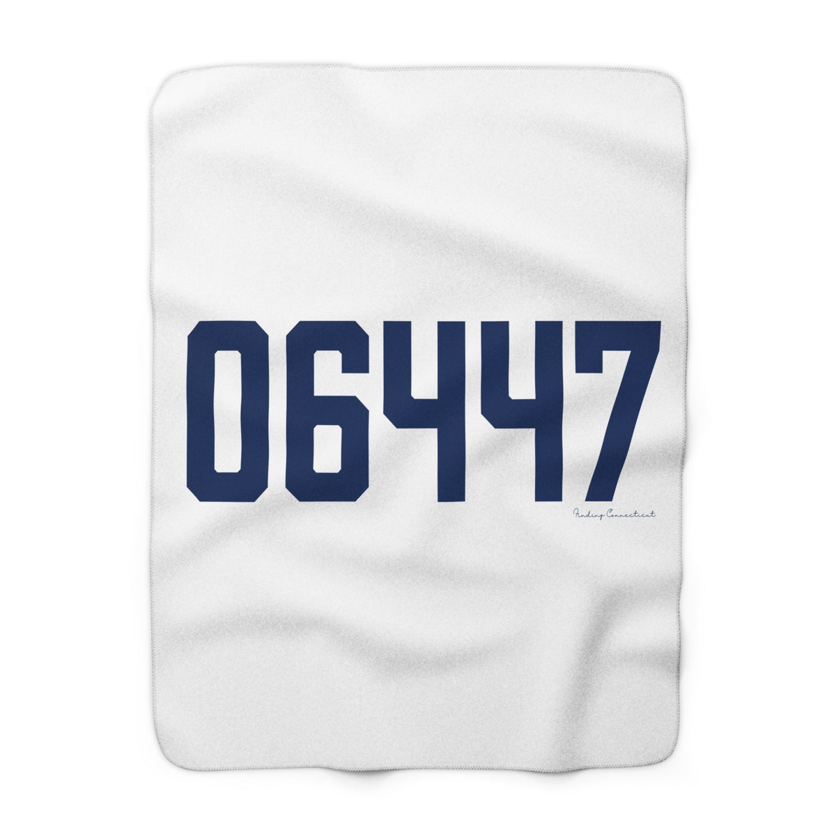 06447 Marlborough Connecticut Zip Code Sherpa Fleece Blanket