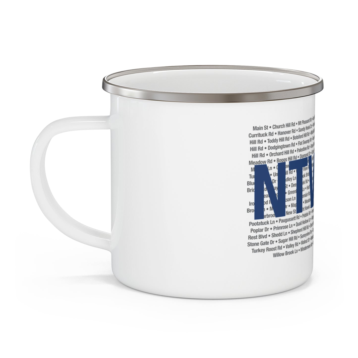 Newtown Love Enamel Camping Mug