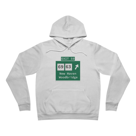 Vintage WCP Exit 59 Sign Unisex Sponge Fleece Pullover Hoodie