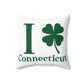 I Clover Connecticut Spun Polyester Square Pillow