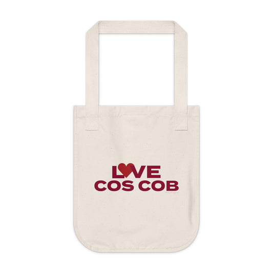 Love Cos Cob Organic Canvas Tote Bag