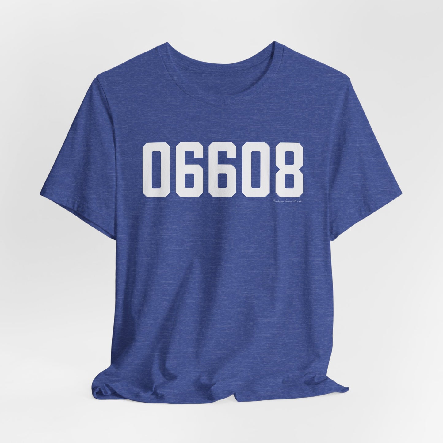 06608 Bridgeport CT Zip Code Unisex Jersey Short Sleeve T-Shirt