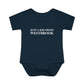 Just a kid from Westbrook Infant Baby Rib Bodysuit