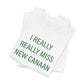 I Really Really Miss New Canaan Unisex Jersey Short Sleeve Tee