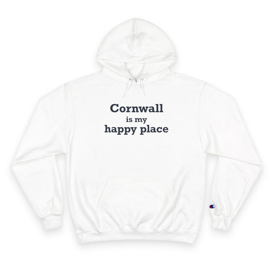 Cornwall is My Happy Place Champion Hoodie