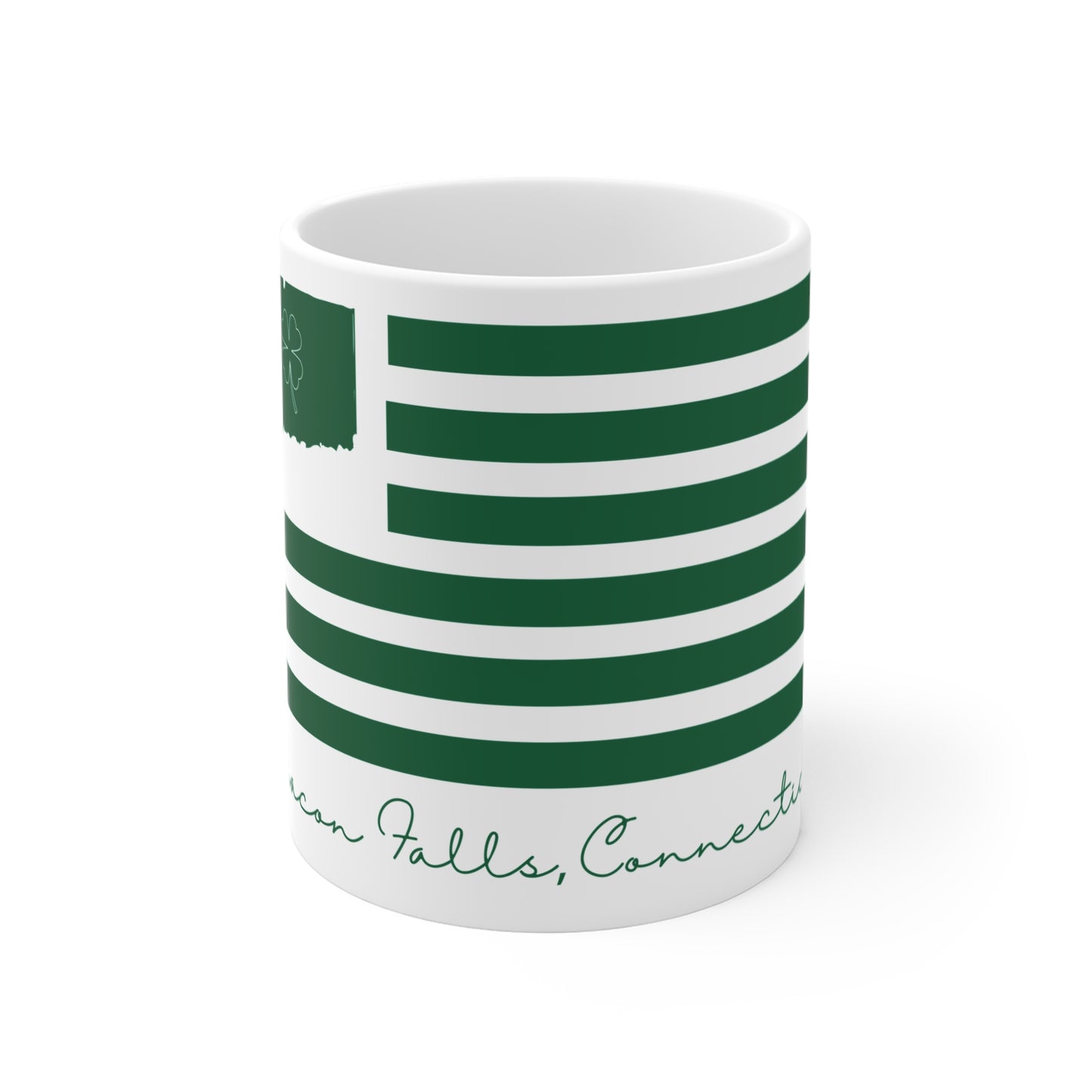 Beacon Falls Connecticut St. Patrick’s Day Flag Mug 11oz