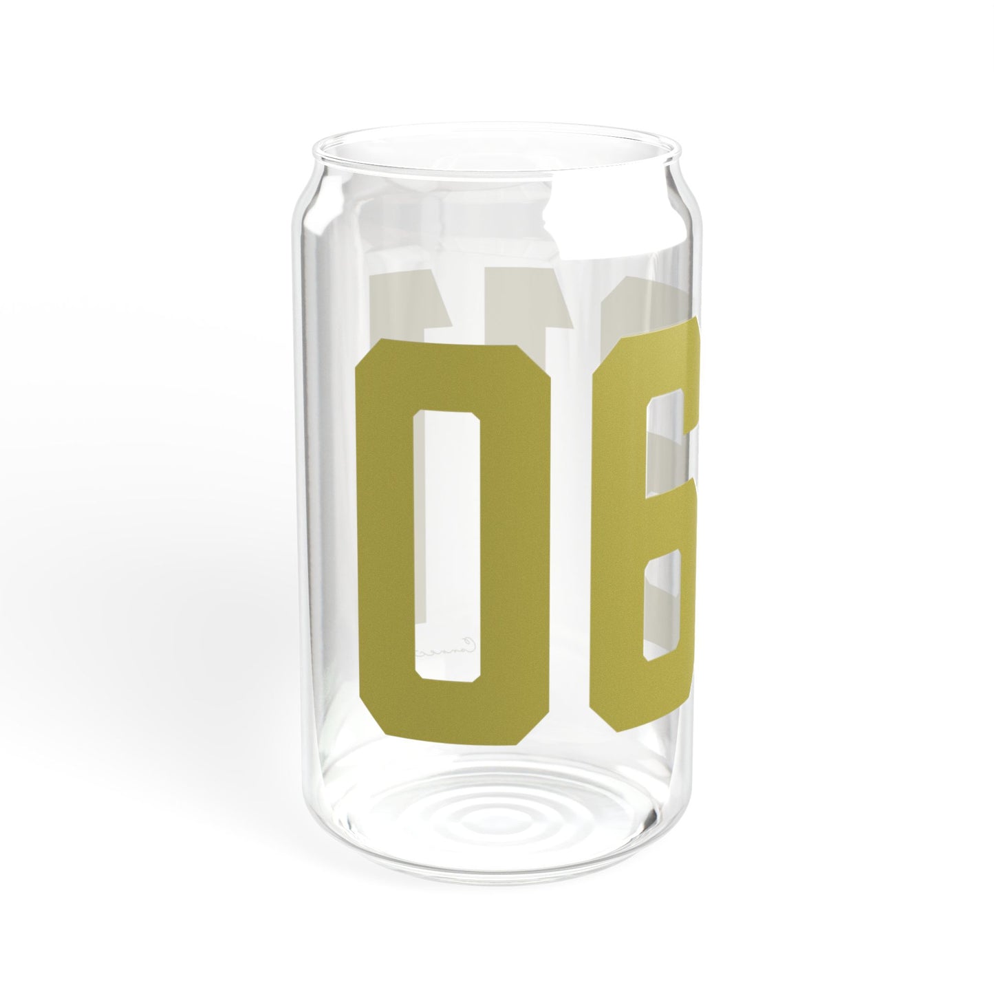 06611 Trumbull Connecticut Zip Code Sipper Glass, 16oz