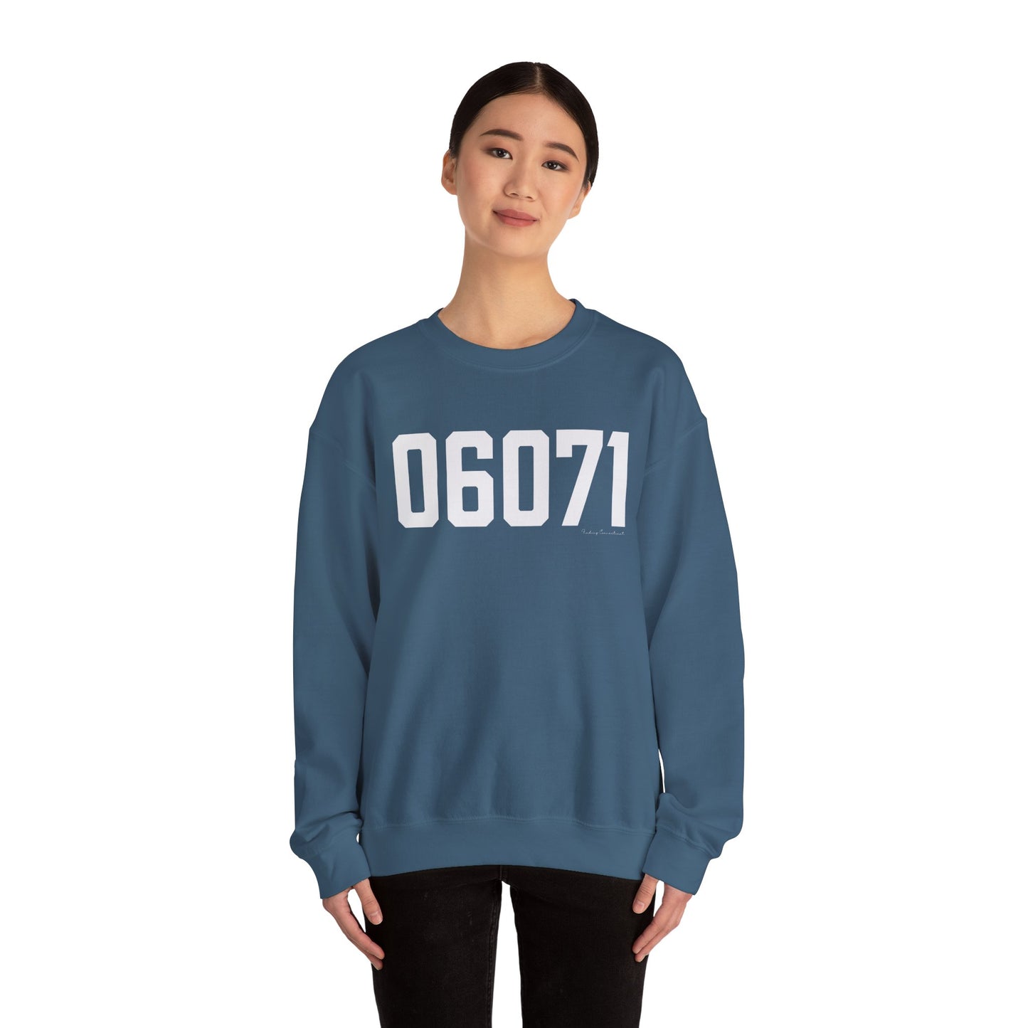 06071 Somers CT Zip Code Unisex Heavy Blend™ Crewneck Sweatshirt