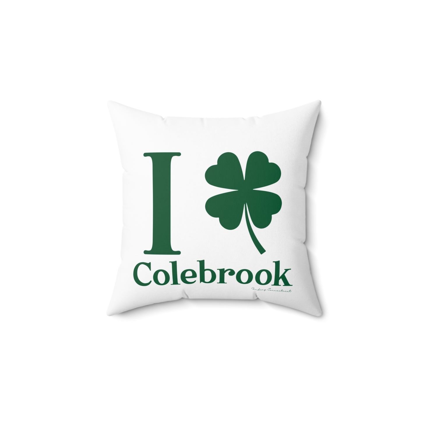 I Clover Colebrook Spun Polyester Square Pillow