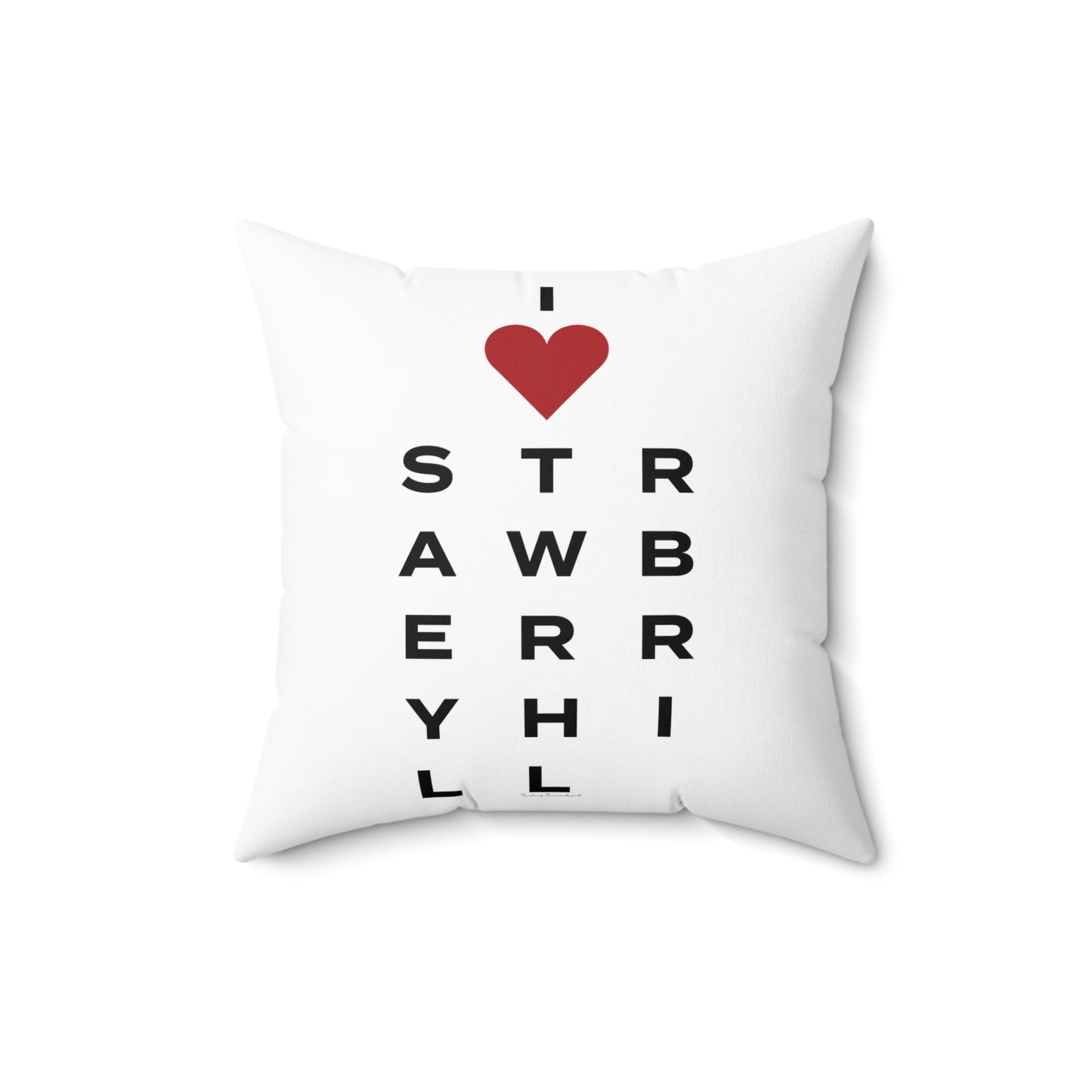 Strawberry Hill Vision Spun Polyester Square Pillow