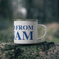 Just a kid from Putnam Enamel Camping Mug