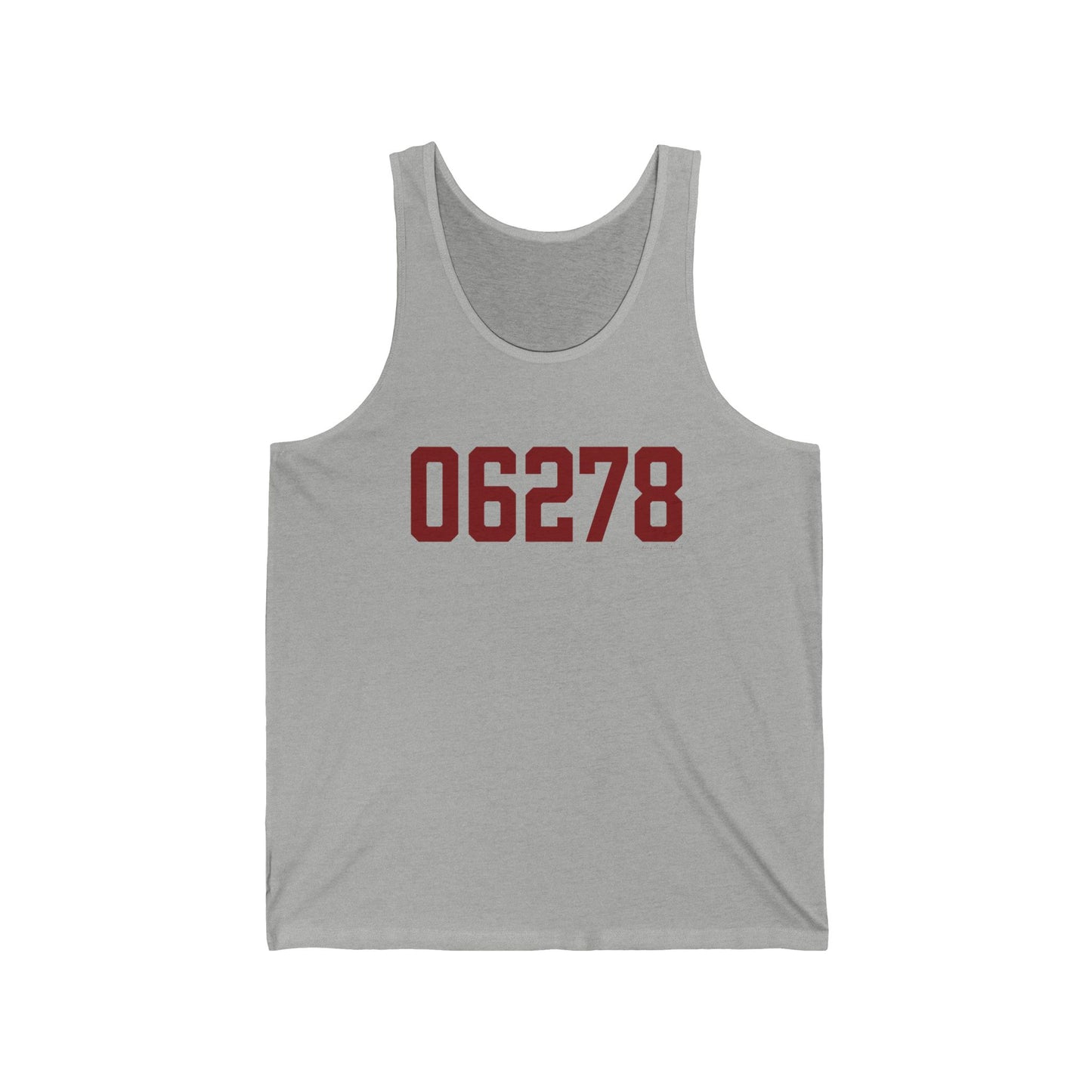 06278 Ashford Connecticut Zip CodeUnisex Jersey Tank Top