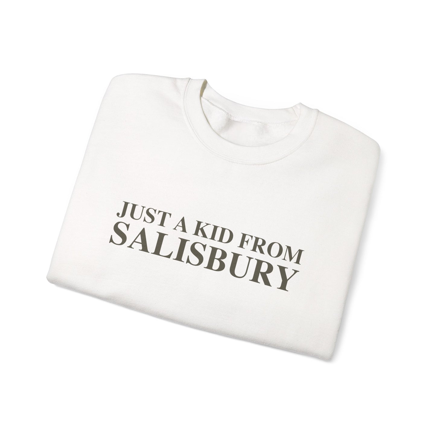 Just a kid from Salisbury Unisex Heavy Blend™ Crewneck Sweatshirt
