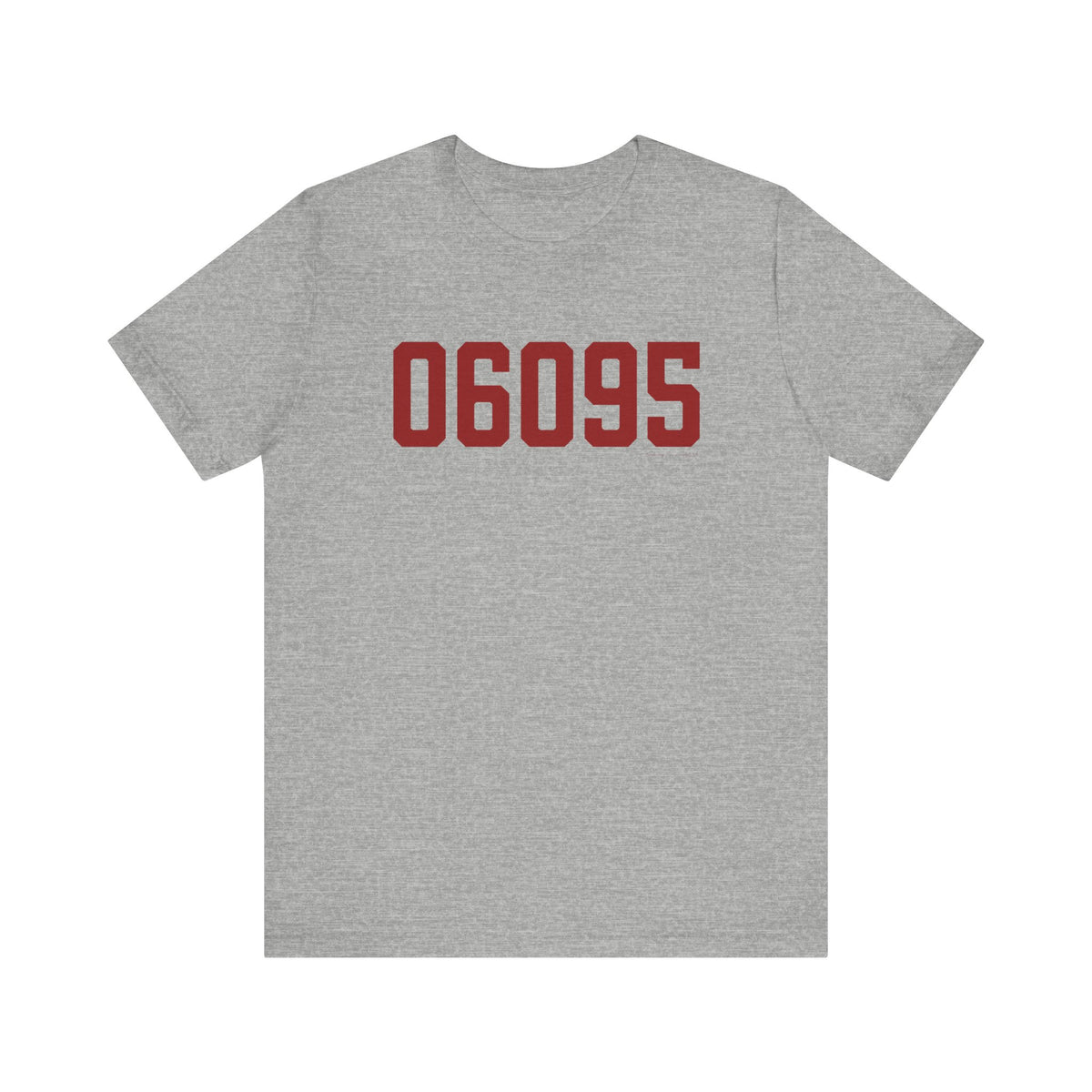 06095 Windsor Connecticut Zip Code Unisex Jersey Short Sleeve T-Shirt