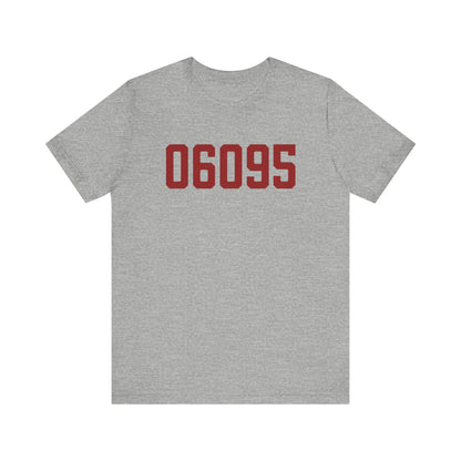 06095 Windsor Connecticut Zip Code Unisex Jersey Short Sleeve T-Shirt