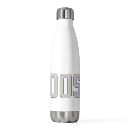 Goose Zip Code Gray & Purple 20oz Insulated Bottle