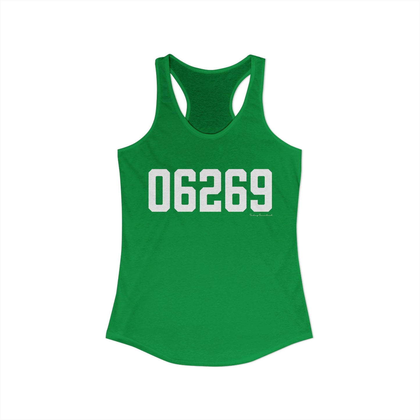 06269 Storrs CT Zip Code Women's Ideal Racerback Tank Top