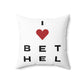 Bethel Vision Spun Polyester Square Pillow