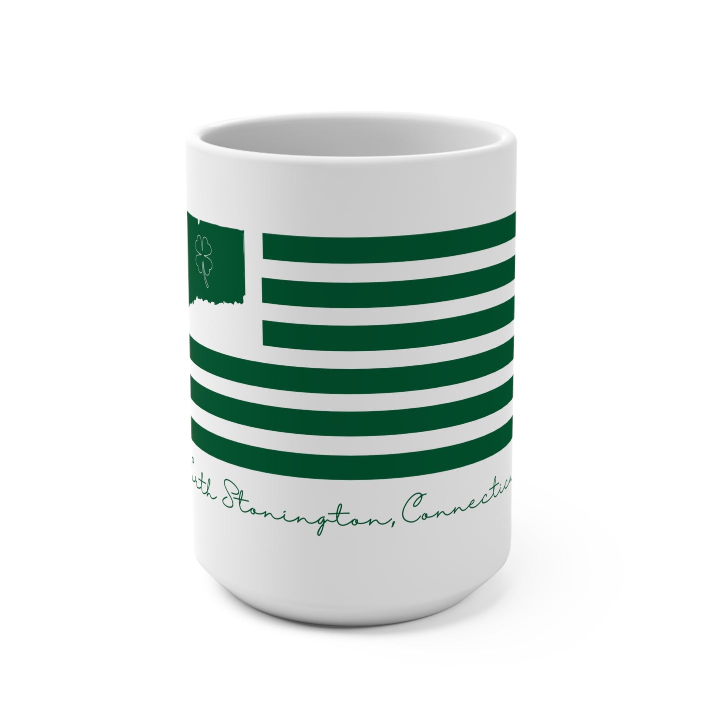 North Stonington Connecticut St. Patrick’s Day Flag Mug 15oz