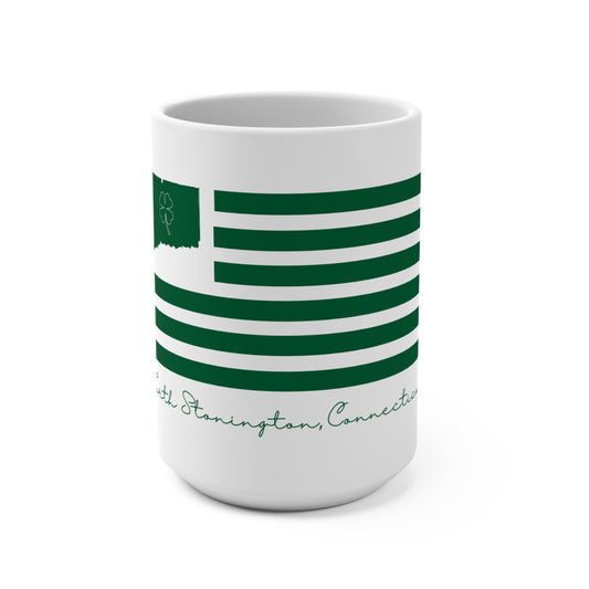 North Stonington Connecticut St. Patrick’s Day Flag Mug 15oz