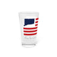 New Fairfield Connecticut Flag Pint Glass, 16oz