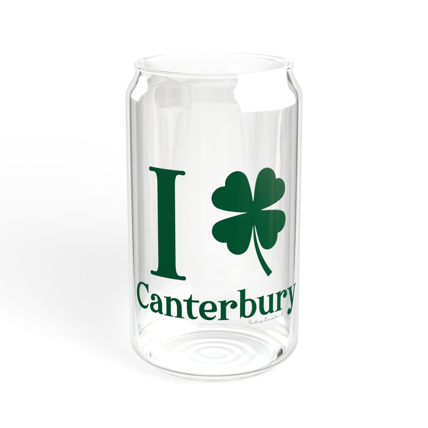 I Clover Canterbury Sipper Glass, 16oz
