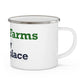 Greens Farms is my Happy Place Enamel Camping Mug