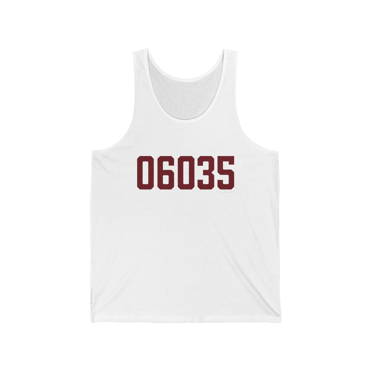 06035 Granby Connecticut Zip Code Unisex Jersey Tank Top
