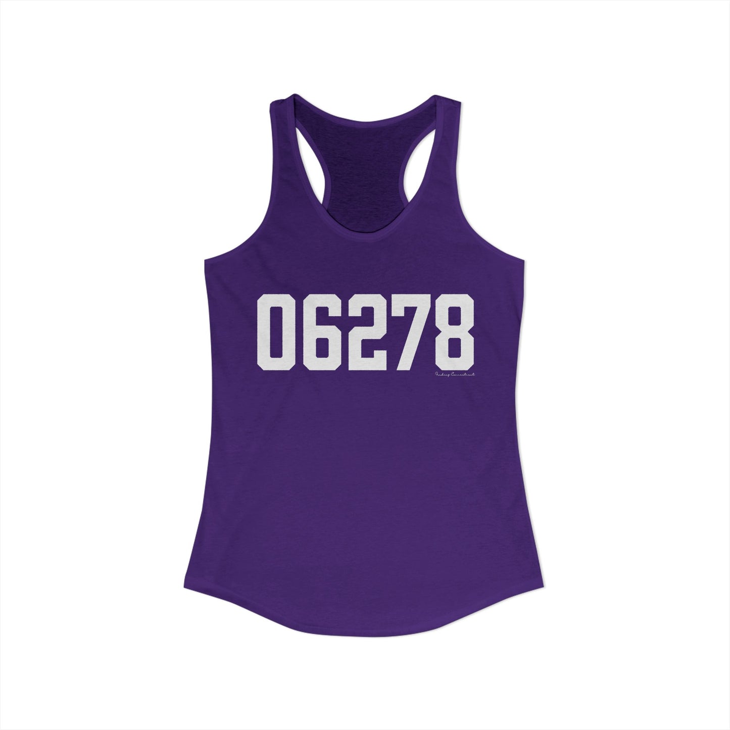 06278 Ashford CT Zip Code Women's Ideal Racerback Tank Top