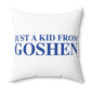Just a kid from Goshen Polyester Square Pillow