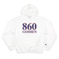860 Goshen Red White & Blue Champion Hoodie