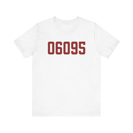 06095 Windsor Connecticut Zip Code Unisex Jersey Short Sleeve T-Shirt