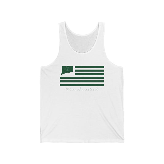 Putnam Connecticut St. Patrick’s Day Flag Unisex Jersey Tank Top