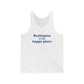 Burlington is My Happy Place  Unisex Jersey Tank Top