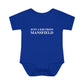 Just a kid from Mansfield Infant Baby Rib Bodysuit